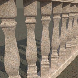 Балюстрада с балясинами «Квадратные»