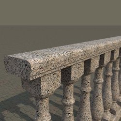 Перила пышные