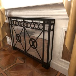 Экран декоративный зеркальный 