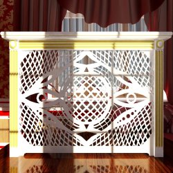 Экран отопления из МДФ короб 