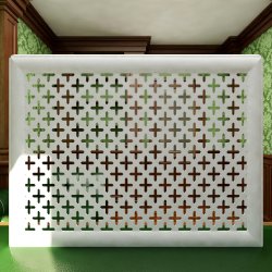 Экран отопления из МДФ короб 