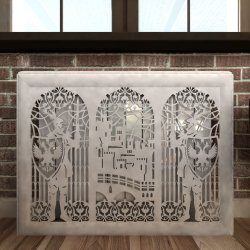 Экран отопления из МДФ короб 