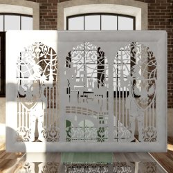 Экран отопления из МДФ короб 