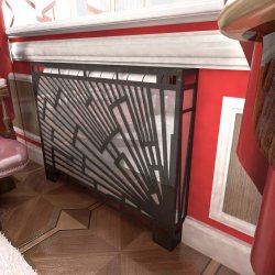 Экран декоративный зеркальный 