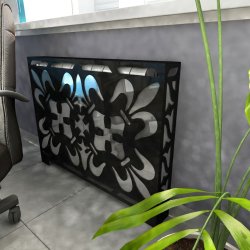 Экран декоративный зеркальный 