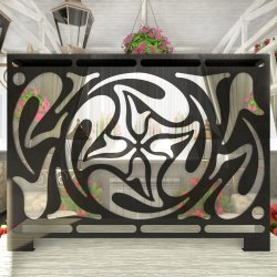 Экран декоративный зеркальный 