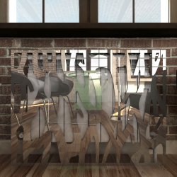 Экран декоративный зеркальный 