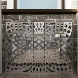 Экран декоративный зеркальный 