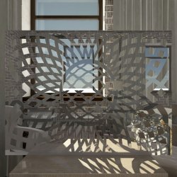 Экран декоративный зеркальный 