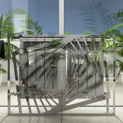 Экран декоративный зеркальный 