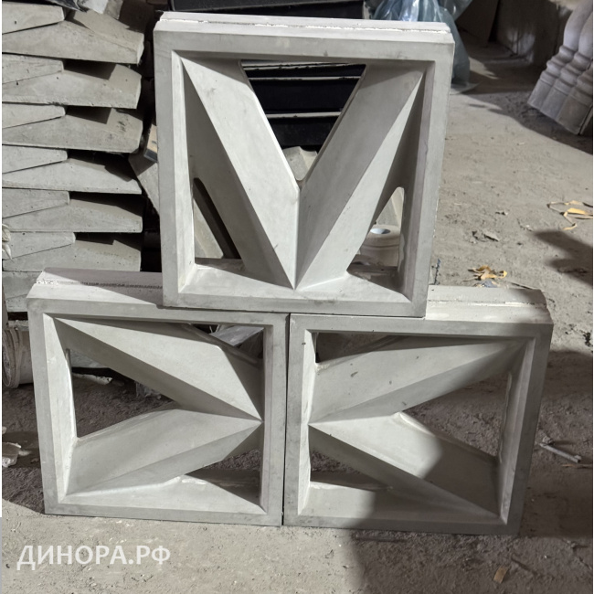 Блок перегородочный 433*433*140 мм