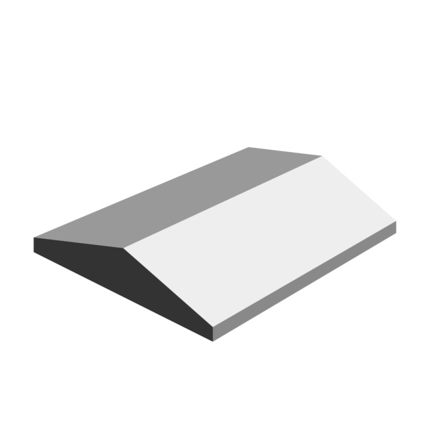 Парапет на забор полтора кирпича