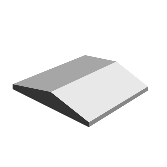 Парапет заборный на два кирпича